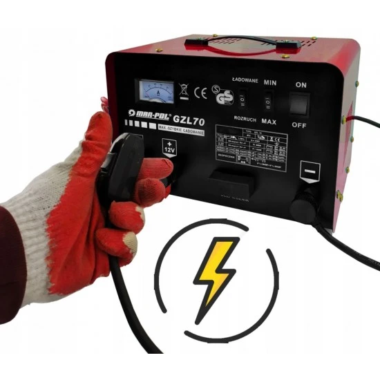 Nabíječka autobaterií 12/24V autonabíječka 70A M82508