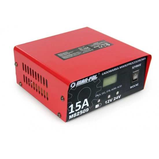Nabíječka baterií 12/24V 15A M82509