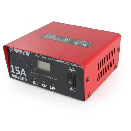 Nabíječka baterií 12/24V 15A M82509