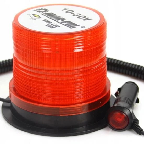 Maják výstražný oranžový 10-30V 40LED M82710