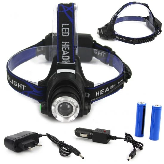 Baterka čelovka LED 10W nabíjecí M82725