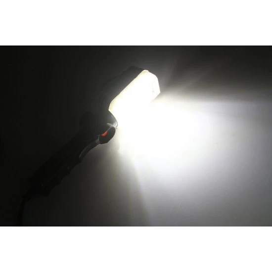 Pracovní LED svítilna 230V 25 LED s magnetem a hákem M82735
