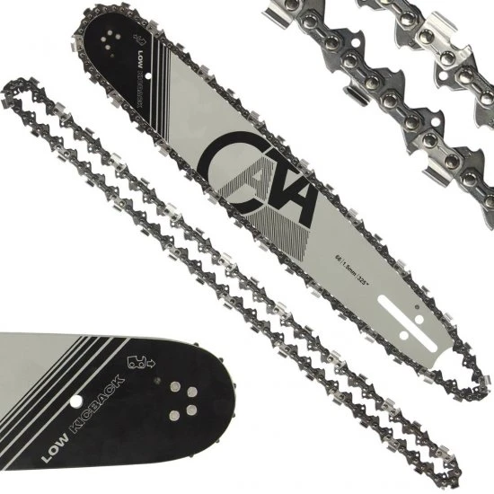Lišta na motorovou pilu 40 cm + 2 řetězy 16 66 článků .325 1.5mm M86669