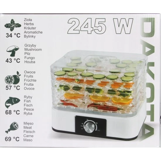 Sušička potravin ovoce hub 245W M90023