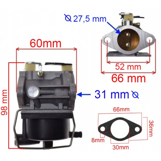 Karburátor pro motory MTD Tecumseh M90605