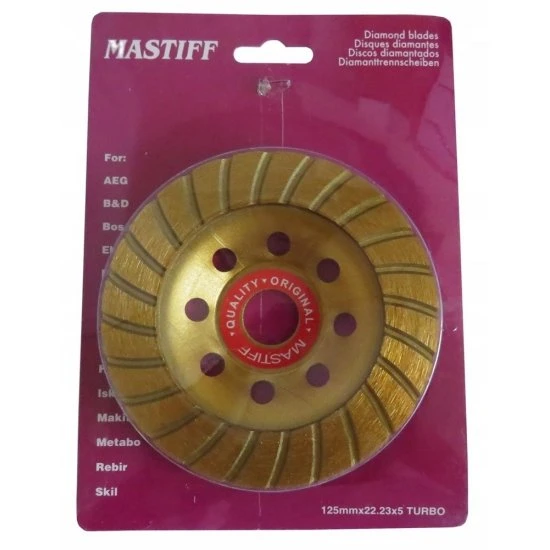 Brusný diamantový kotouč 125x22.2x5mm turbo MFGDB125222T