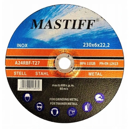 Brusný kotouč na nerez kov 230 x 6.0 x 22.2 mm MFGD230060