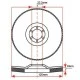Lamelový brusný kotouč zirkonový 125mm P60 MFZGFD12560