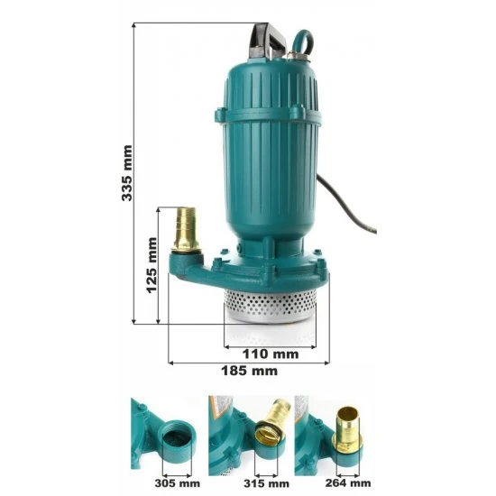 Ponorné čerpadlo 550W na špinavou vodu 1 M79911