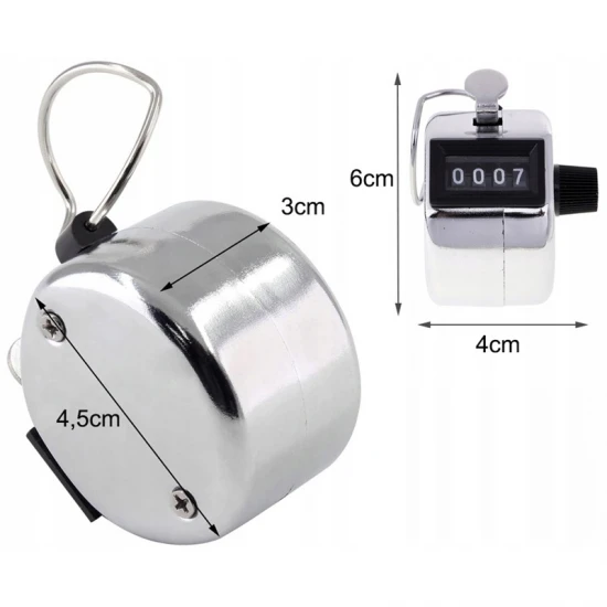 Mechanické počítadlo s nulováním kliker HT-1M.