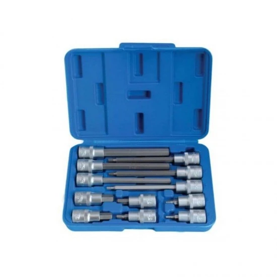 Zásuvné 1/2" hlavice imbus hex H4–H12 sada 12 ks S-SH1212L