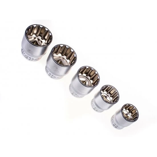 Sada nástavců spline 19ks 8-32 mm 1/2 S-19GL12