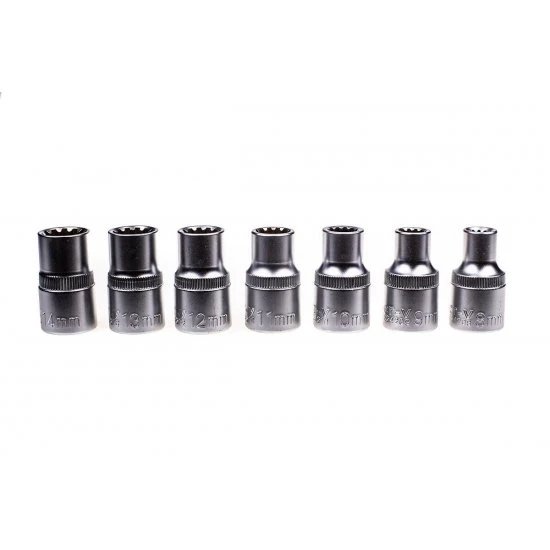Sada nástavců spline 19ks 8-32 mm 1/2 S-19GL12