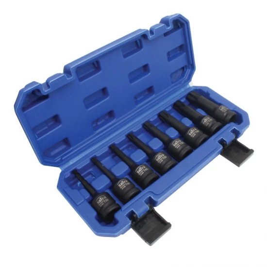 Sada kovaných 1/2" nástavců torx T30-T80 8 dílná S-1MTORX8