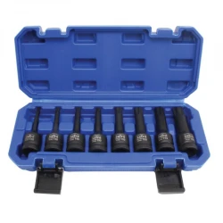 Sada kovaných 1/2" nástavců torx T30-T80 8 dílná S-1MTORX8
