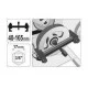 Stahovák řemenic alternátoru vodní pumpy klimatizace 40-170mm S-90093