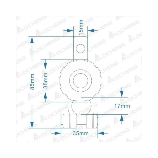 Odpojovač baterie 12V 500A S-BS125