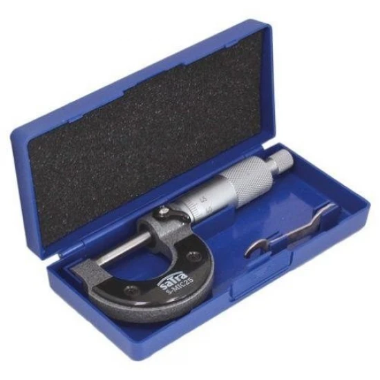 Mikrometr třmenový 0-25mm 0,01mm S-MIC25