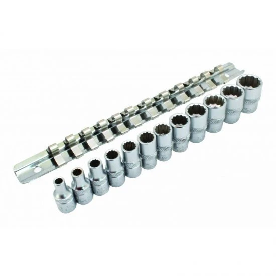 Nástrčné klíče colové 12 hranné 1/4" S-90096