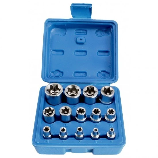 Nástrčné klíče vnitřní torx E4-E24 14ks S-P14ES