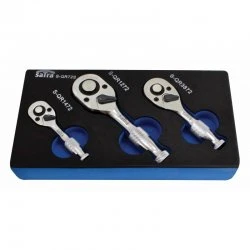 Račně krátké 1/4" 3/8" 1/2" 72 zubové mini S-QR72S