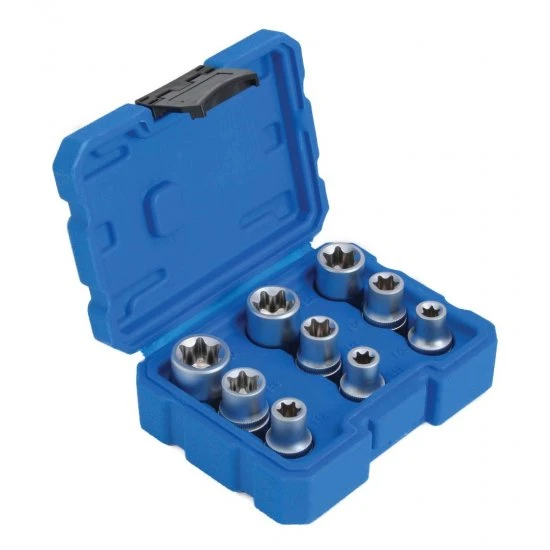 Nástrčné klíče vnitřní torx E10-E24 9ks - 1/2 S-SE912