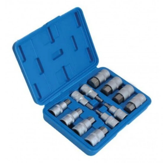 Zástrčné 1/2" hlavice imbus hex H5 - H22 sada 12ks S-SH1212