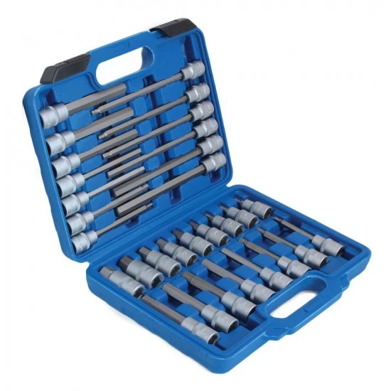 Zástrčné 1/2 hlavice imbus hex H5 - H19 sada 30ks S-SH3012