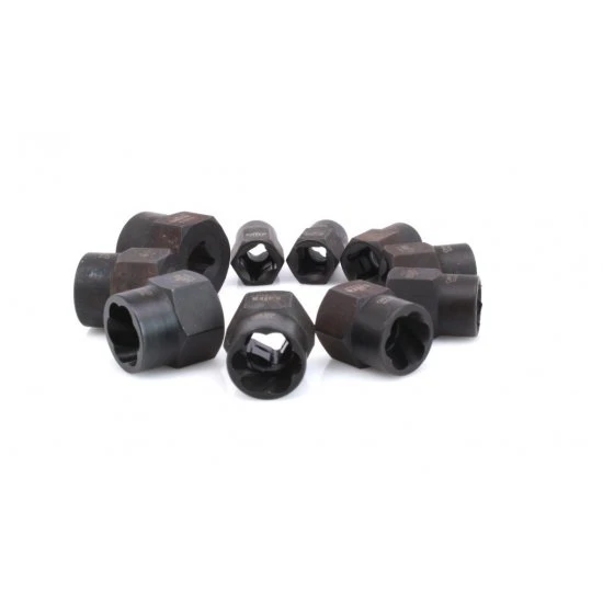 Sada nástavců pro uvolnění poškozených šroubů matic 9-19mm S-90162