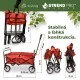 Skládací přepravní vozík 50 litrů 70 kg 2161602