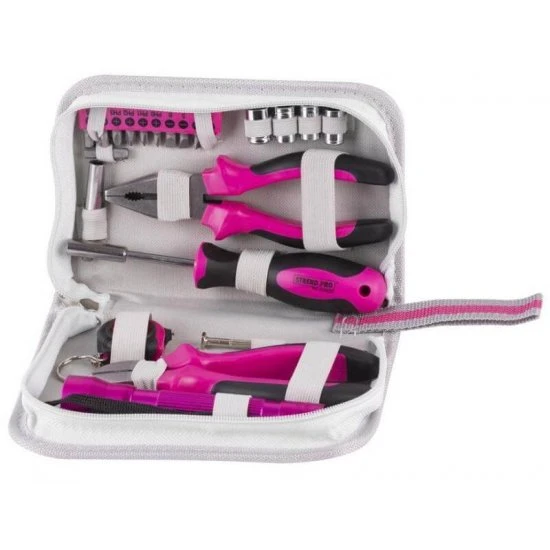 Sada nářadí 23 dílná LADIES SET12 růžová 239692