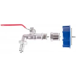 Redukce na IBC kontejner 3/4" ventil 256929