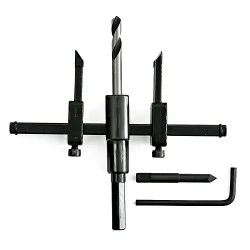 Vyřezávač otvorů nastavitelný 30-120 mm 420934