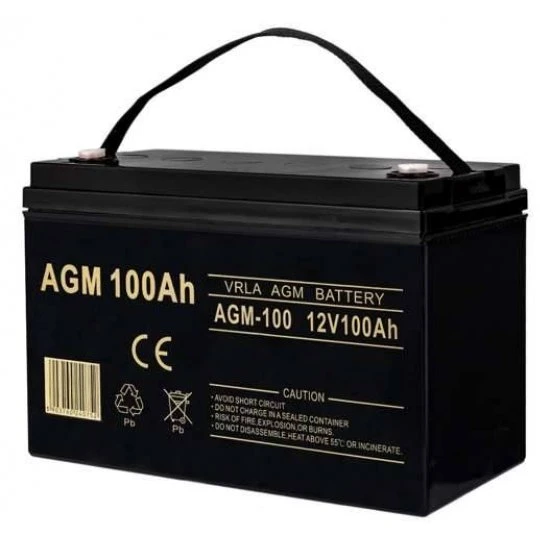 Bezúdržbový olověný akumulátor AGM VRLA 12V 100Ah 20805