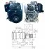 Benzínový motor Zongshen NH150H pro vibrační pěchy 149 cm3 4HP 01-99022