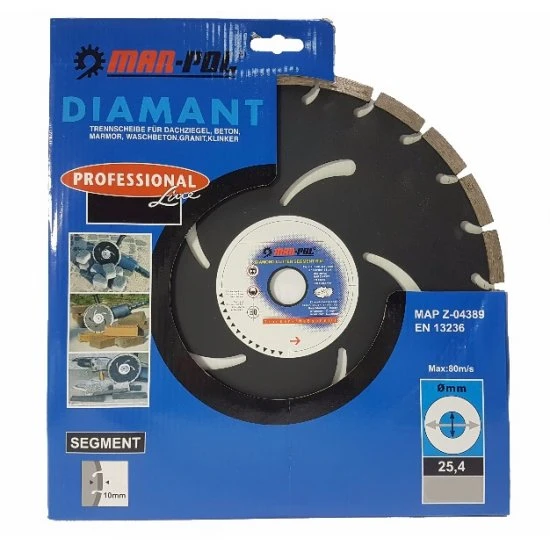 Diamantový řezný kotouč segmentový 350mm M08738