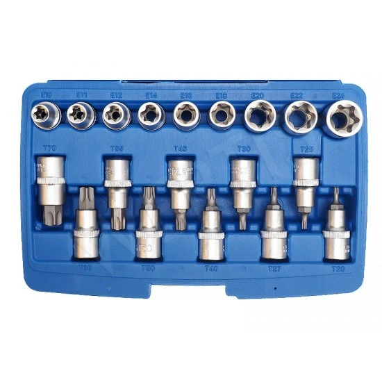 Sada nástrčných klíčů TORX a E-TORX FT2219