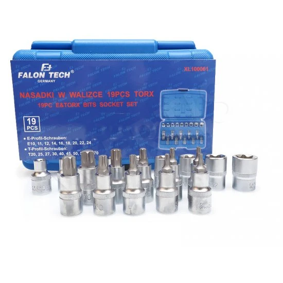 Sada nástrčných klíčů TORX a E-TORX FT2219
