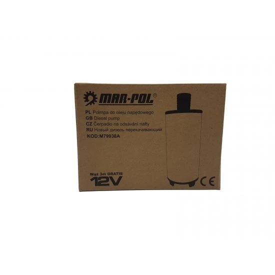 Ponorné čerpadlo 12V na naftu 38mm s 3m hadicí M79938A