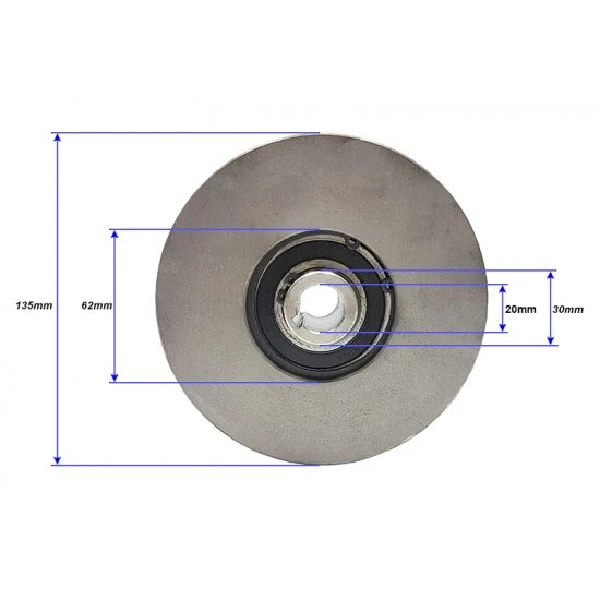 Řemenice s odstředivou spojkou na benzínový motor 135x20mm M79481