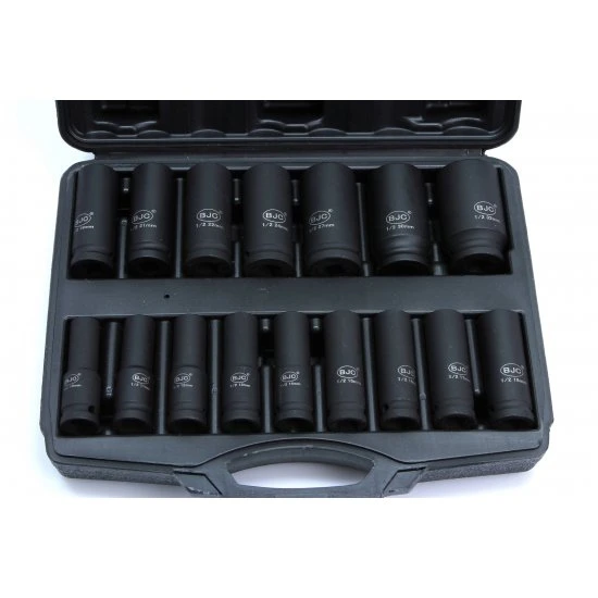 Kované nástrčné klíče 1/2" 10-32mm 16ks M58274