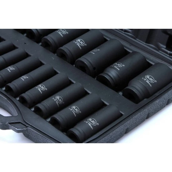 Kované nástrčné klíče 1/2" 10-32mm 16ks M58274