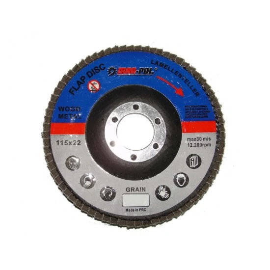 Lamelový brusný kotouč korund 125mm P100 M07977