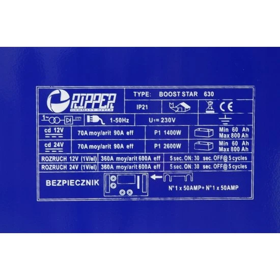Startovací vozík Ripper CLASS 630A M82513R