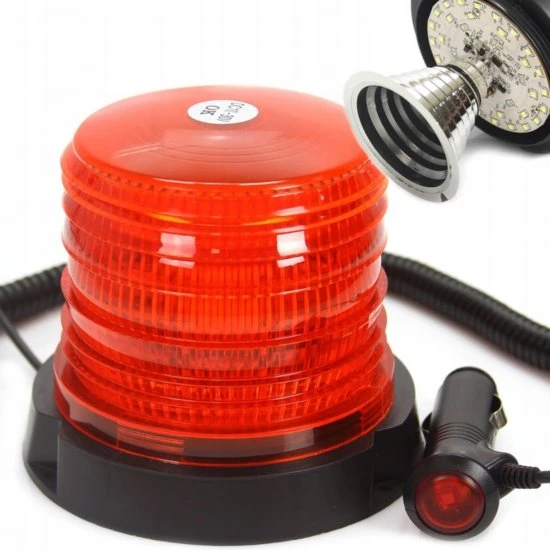 Maják výstražný oranžový 10-30V 30 LED M82711
