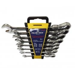 Očko ráčnové klíče kloubové 8ks 8-22mm FT660229