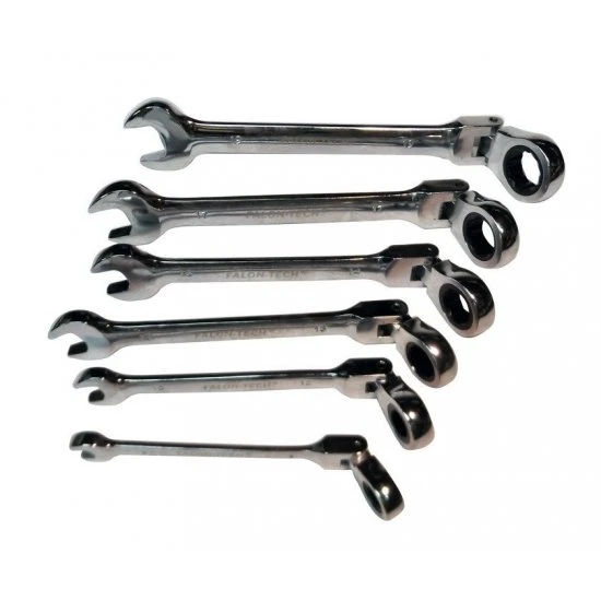 Očko ráčnové klíče kloubové 6ks 8-19mm FT660227