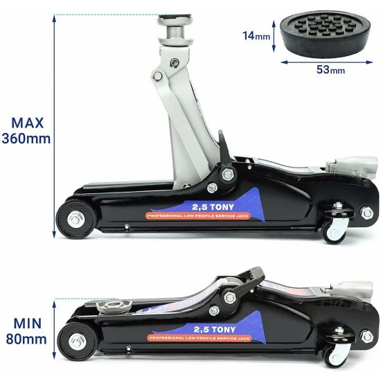 Hydraulický pojízdný nízkoprofilový zvedák 2.5 tunový MF77105