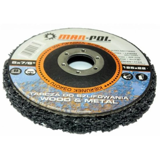 Brusný kotouč na odstraňování barvy 125 x 22.2mm M07990