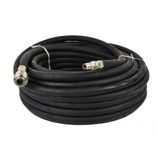 Hadice na vzduch pryžová s rychlospojkami 20m 10x17mm M82107